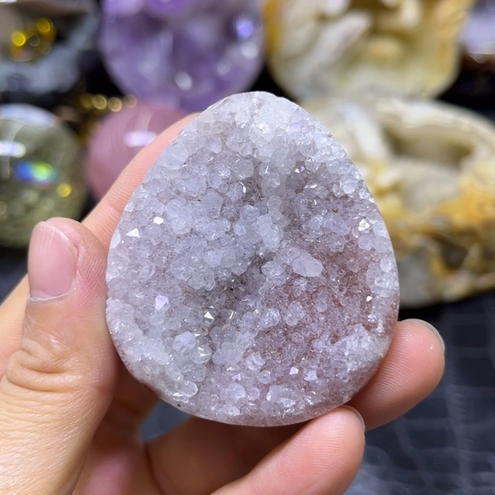 未镶嵌发饰水晶白晶蛋