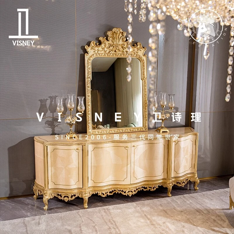 卫诗理法国馆玛利亚女皇官邸定制典藏法式奢华别墅客厅装饰柜I6