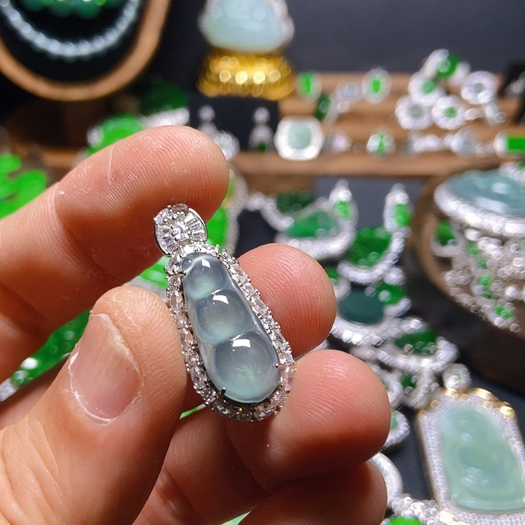 翡翠吊坠(不含链)未镶嵌234吊坠