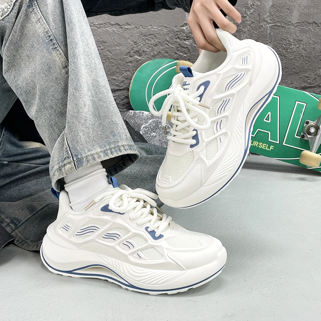 回力男鞋运动鞋2025春季新款小白鞋厚底增高轻便运动休闲老爹鞋男