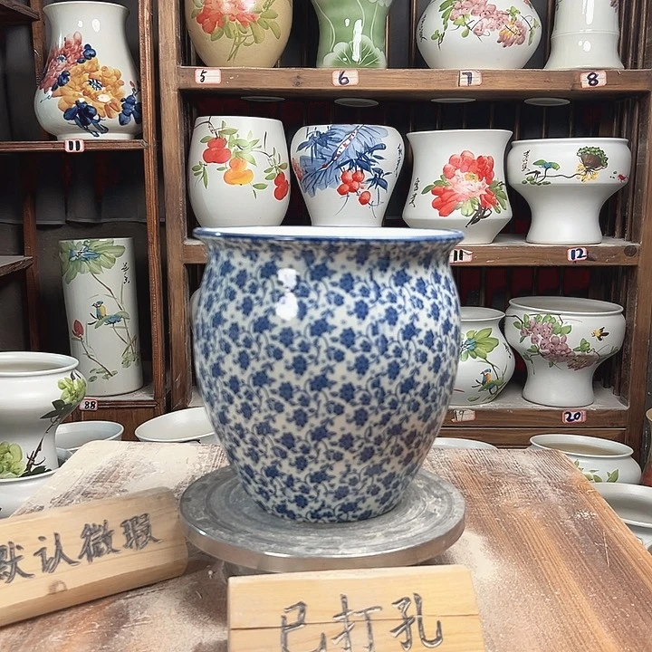 摆件圆口亮面星星陶瓷