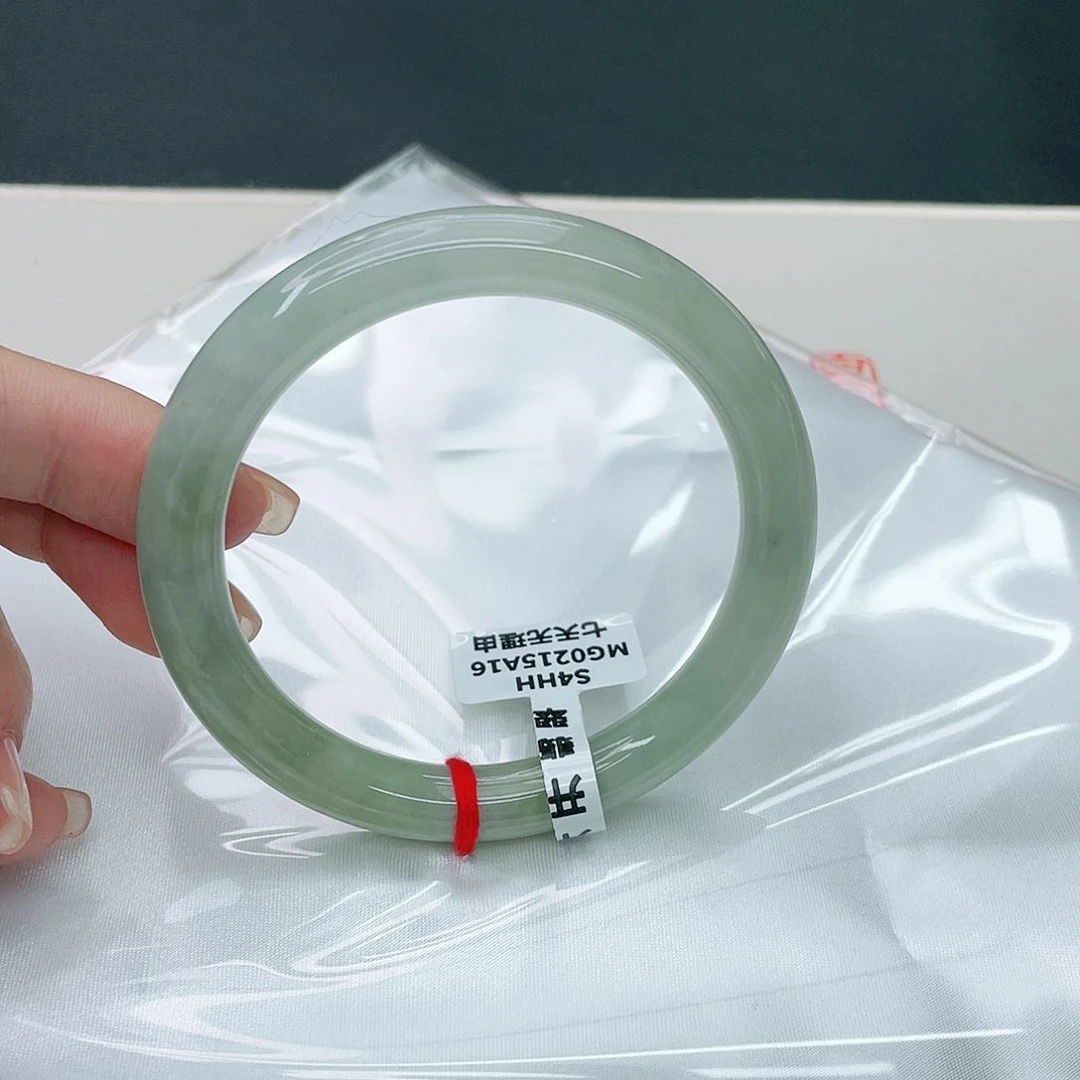 翡翠手镯未镶嵌圆58.5