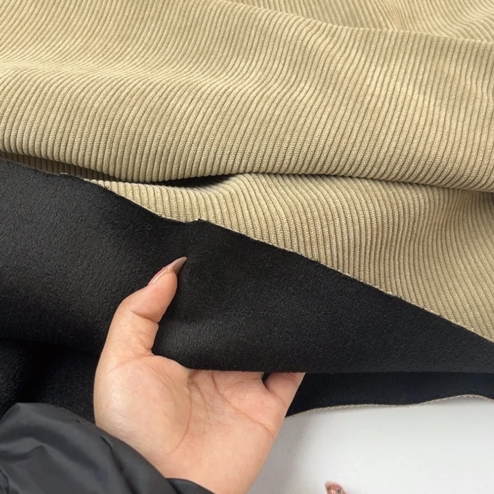 混纺卡其色灯芯绒1米