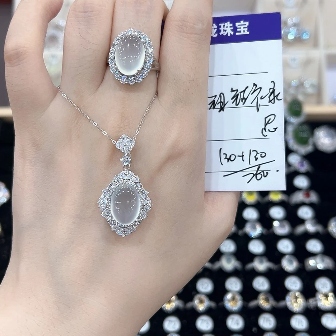 钮***思紫晶戒指银S925镶嵌戒指