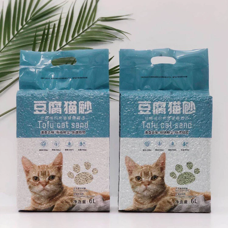 家用猫砂绿茶水蜜桃味强效活性炭豆腐猫砂无粉尘除臭厕所