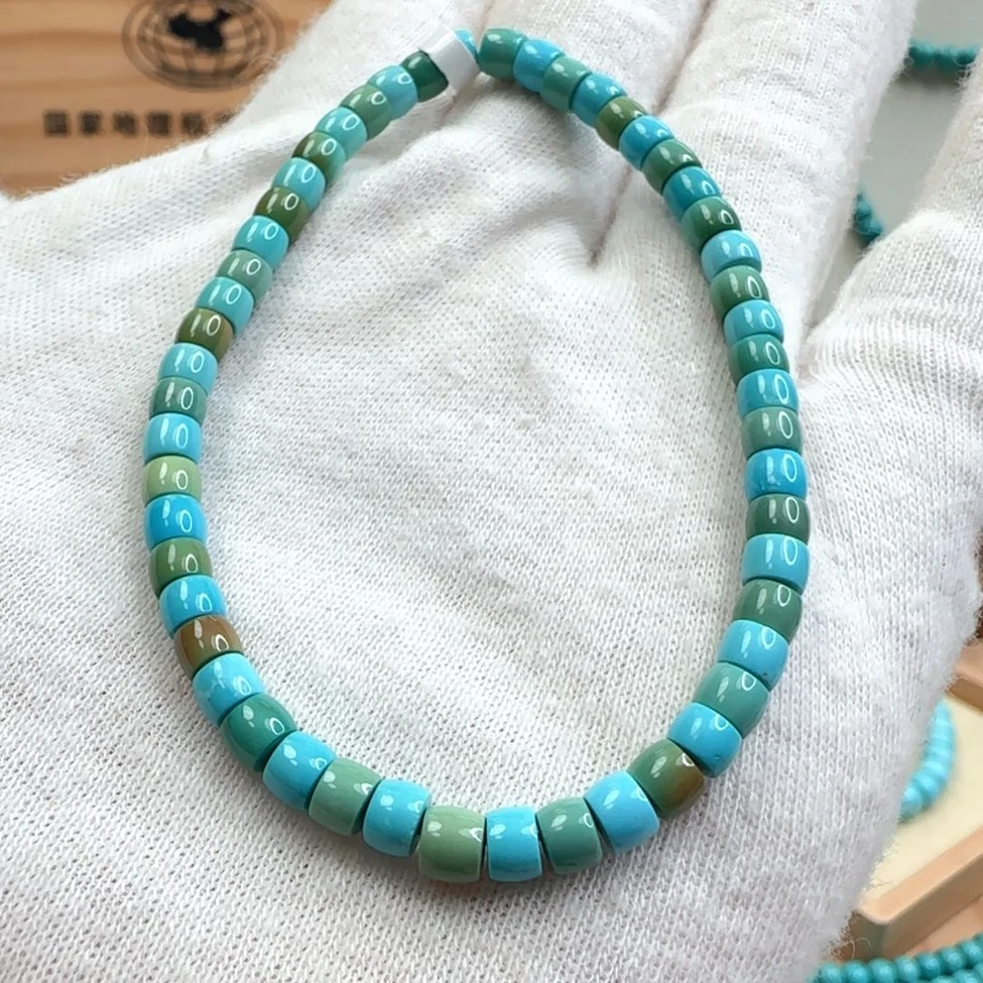 绿松石未镶嵌12炫彩直切单圈卡4+w