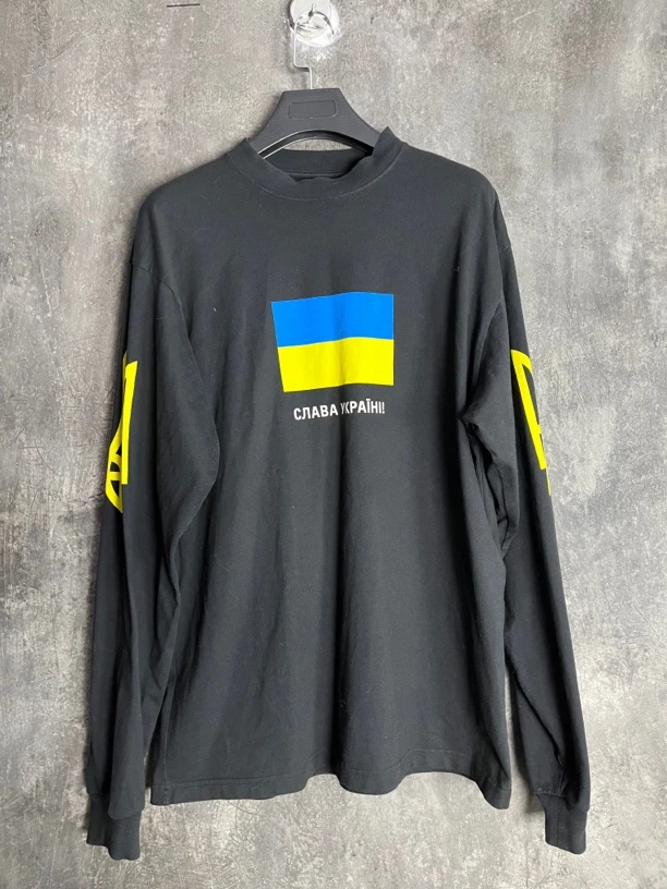 全新未使用 Balenciaga/巴黎世家 M码*1/二维码限定长袖/01548