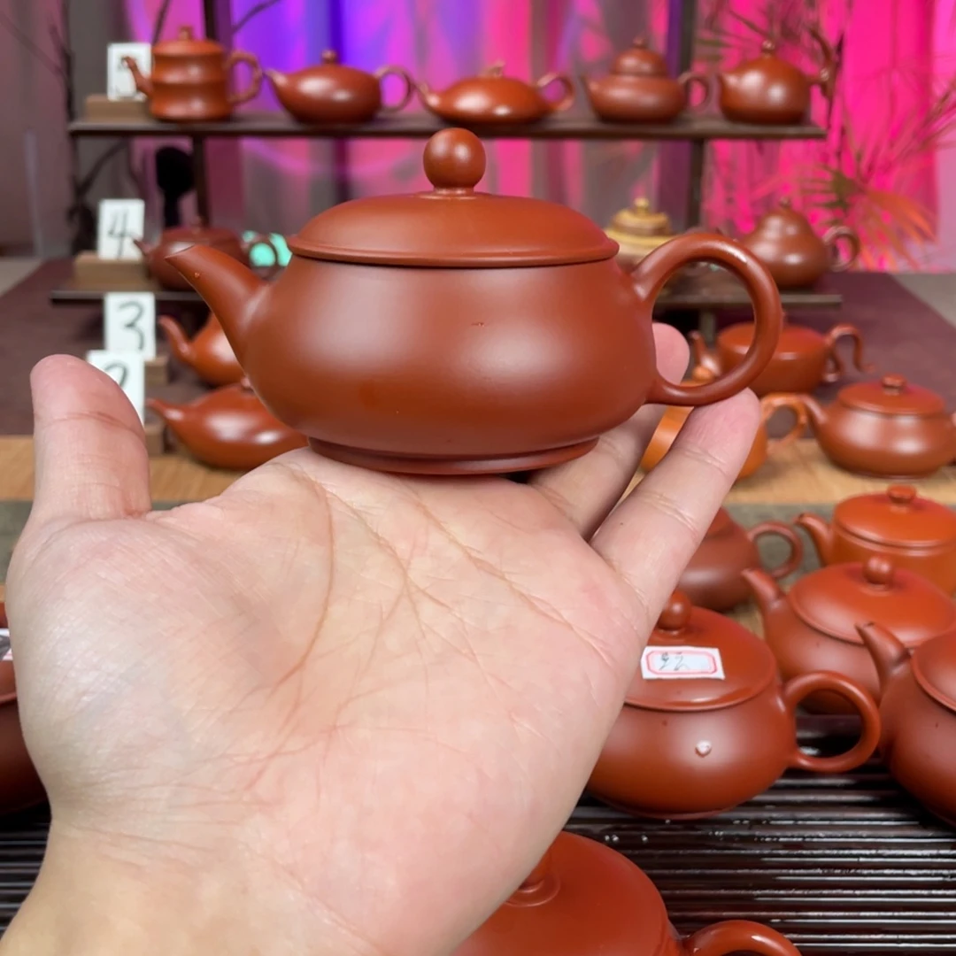 用***6紫砂茶壶精工超薄明炉微瑕120cc