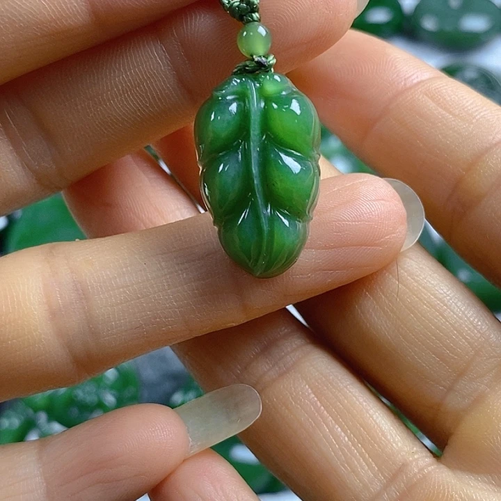 和田玉（碧玉）未镶嵌吊坠(不含链)