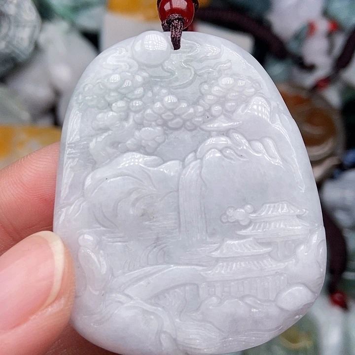 颈饰未镶嵌翡翠翡翠