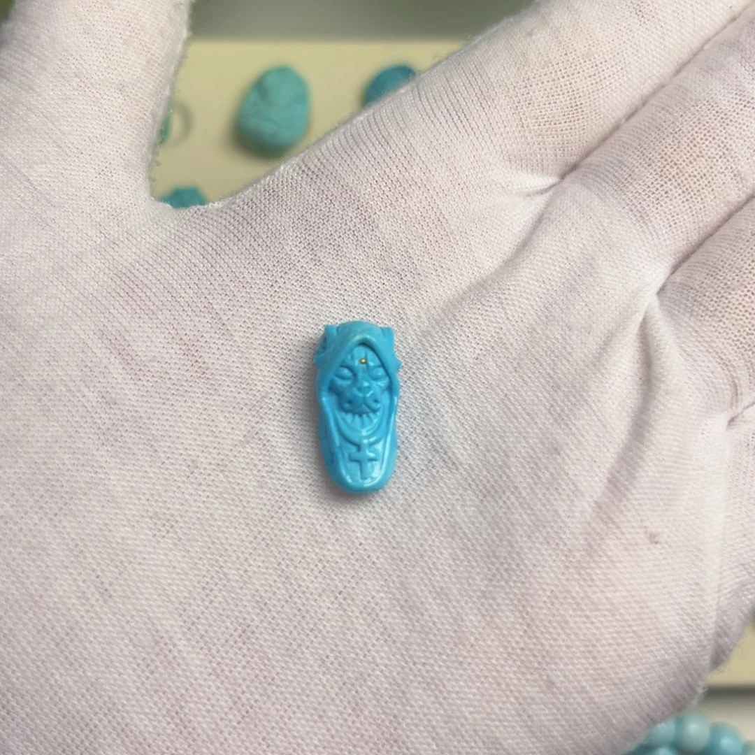 绿松石合金吊坠(不含链)