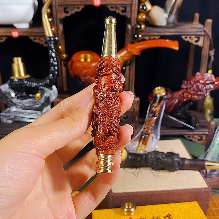 高端定制金丝楠烟嘴