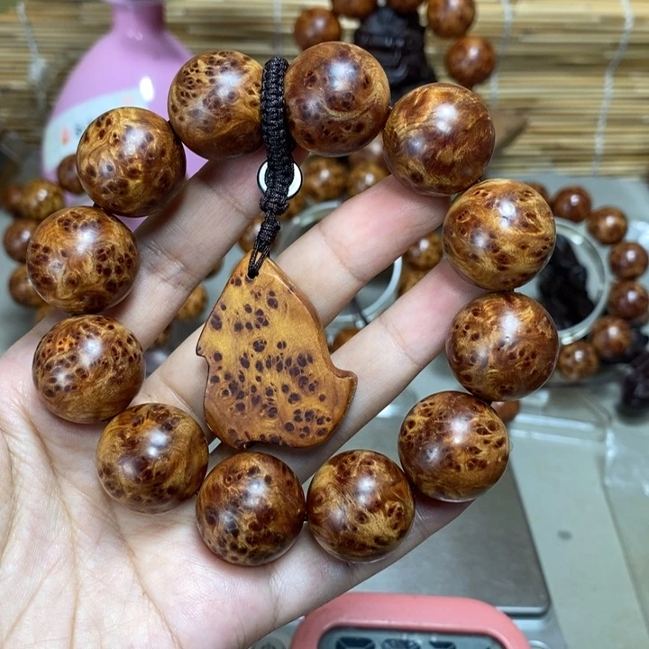 立***群柏木（崖柏）手串/手链