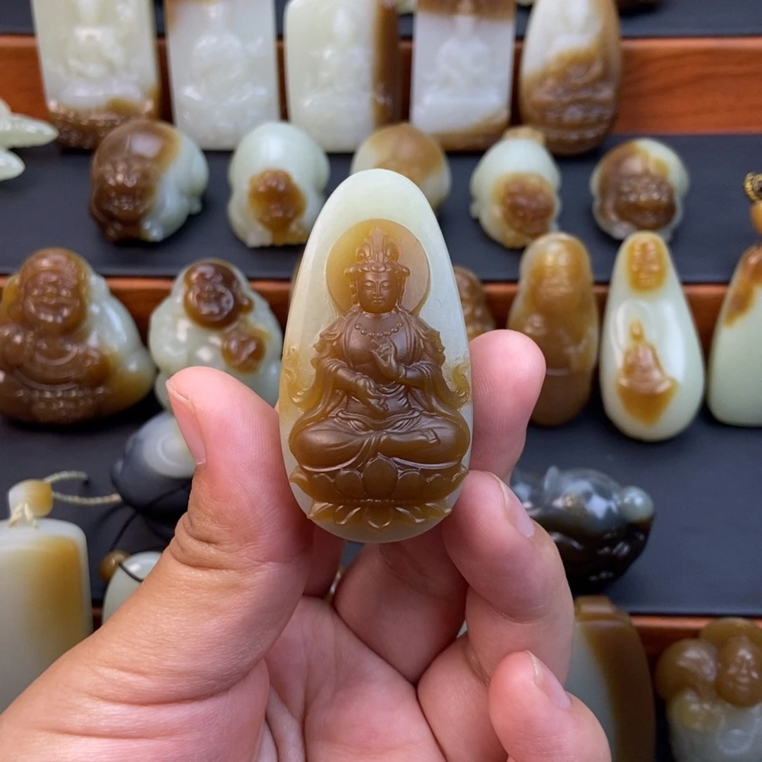 和田玉（糖玉）未镶嵌颈饰j****6定制