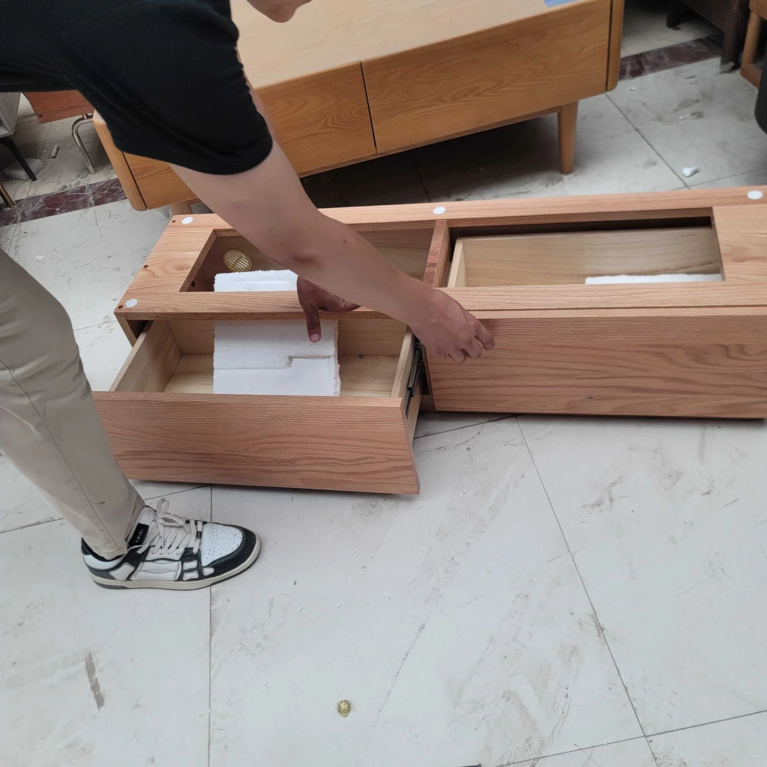 电视柜红橡木120×35×27瑕疵无售后一号1898