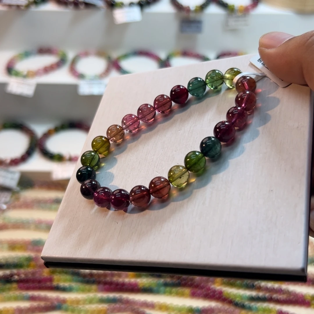 未镶嵌碧玺手链碧玺