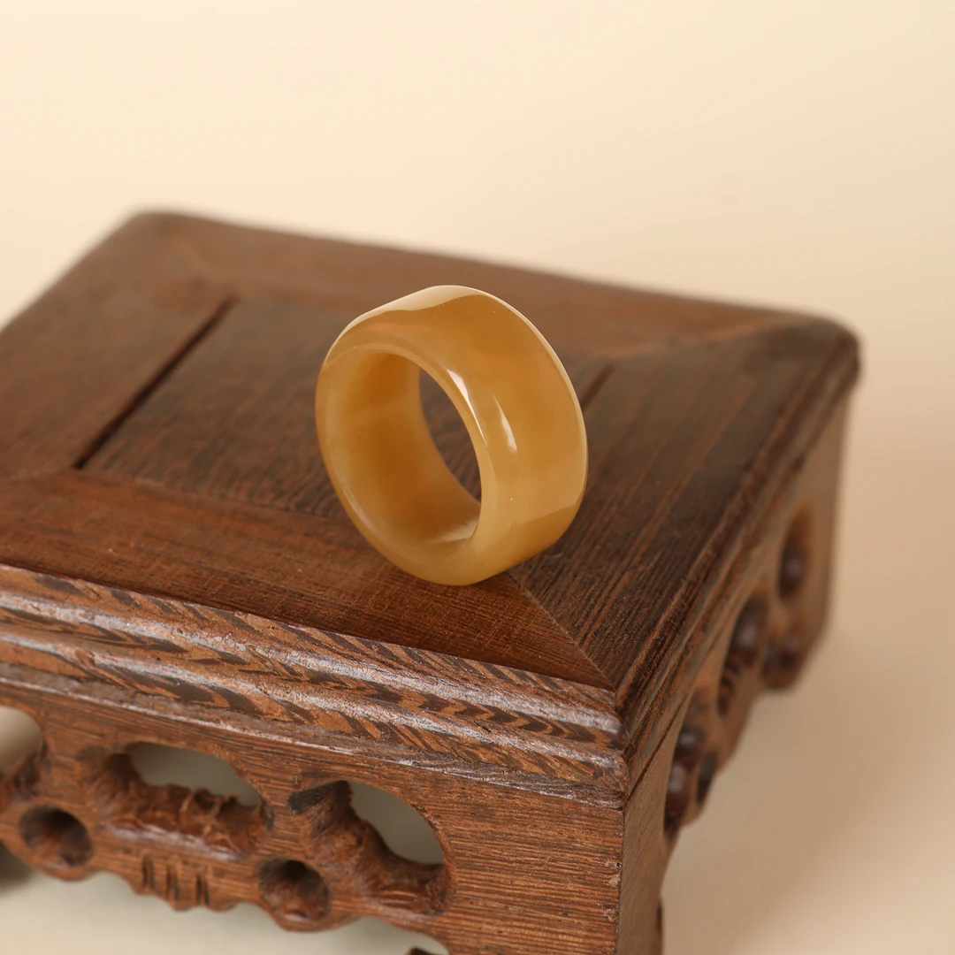 『乐小福』窄版*和田玉戒指多样性发货