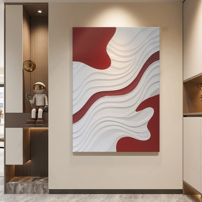 手工雕刻砂岩3D立体艺术装饰玄关走廊别墅大平层背景墙横竖版壁画