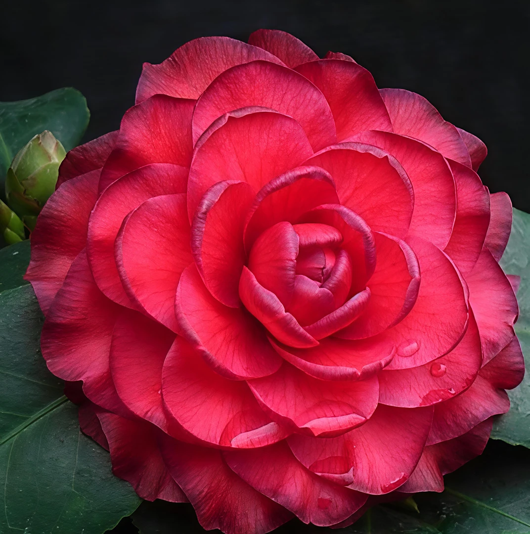 茶花红赤丹重瓣茶花盆栽苗