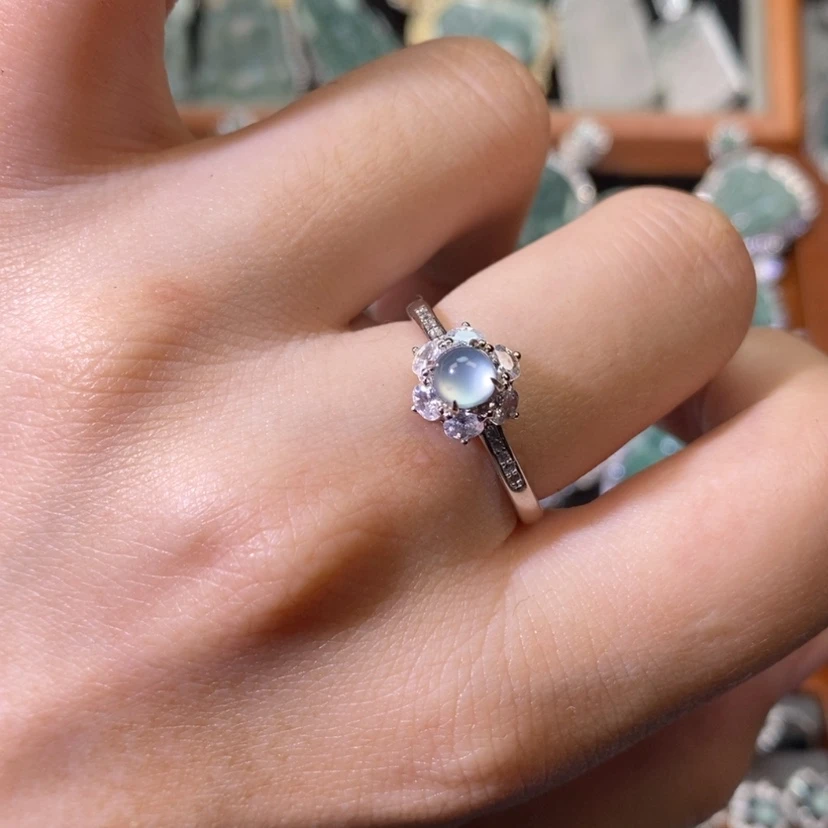 【闪购商品】翡翠银S925镶嵌颈饰天然