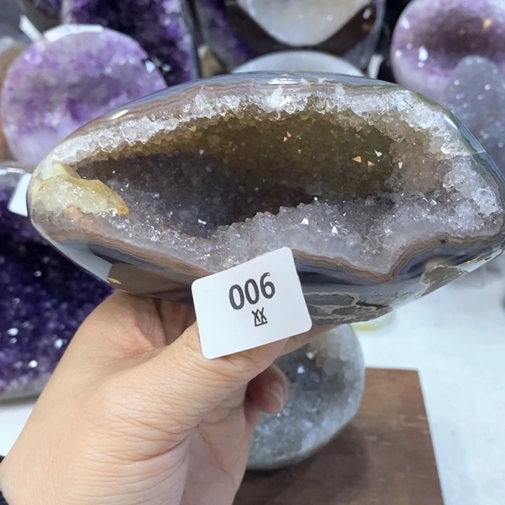 水晶大型摆件（非配饰）未镶嵌方解石