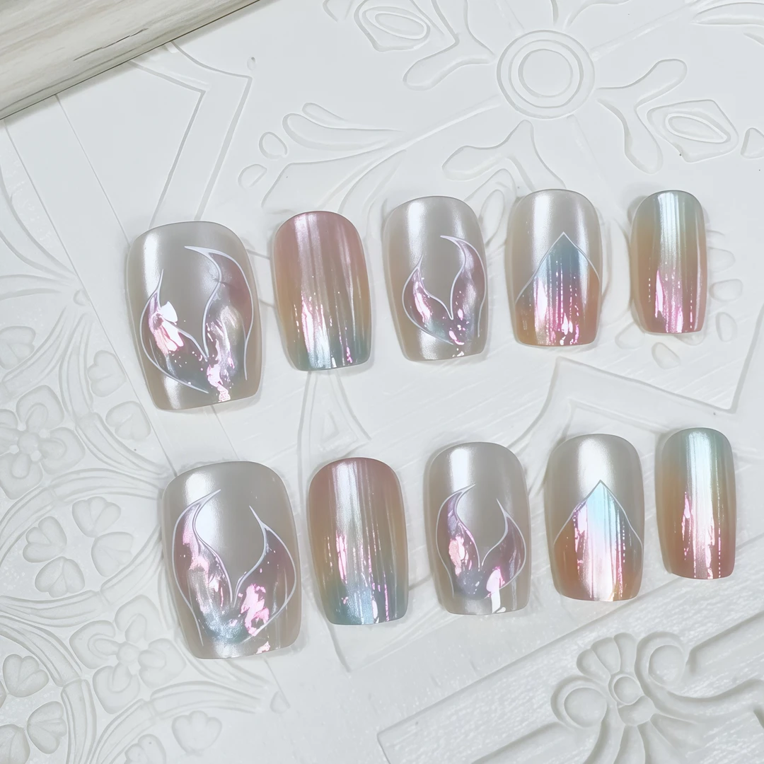 【K01-K60】两单包邮穿戴甲美甲合集手工预制甲高级百搭美甲贴片