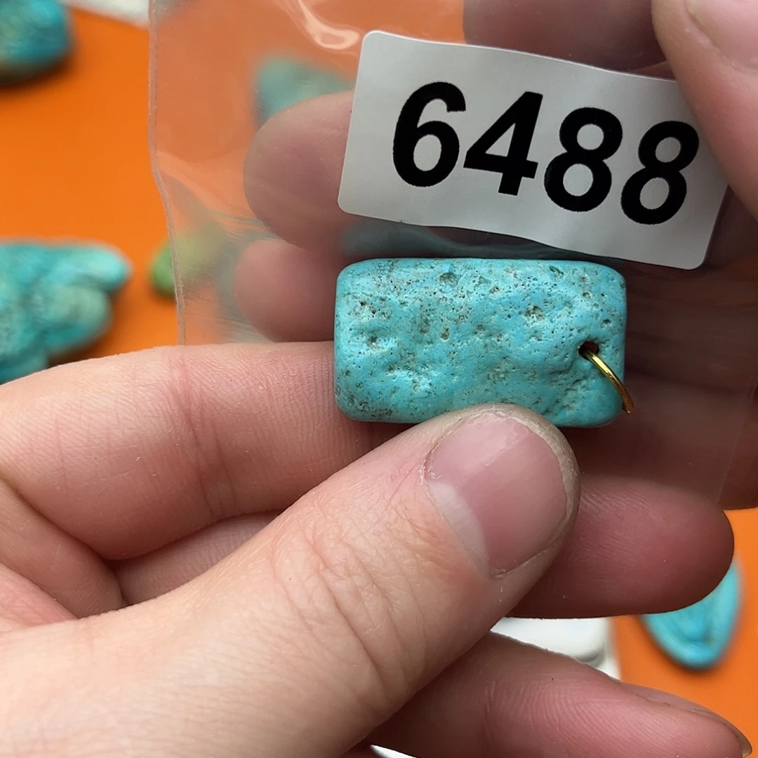 绿松石未镶嵌颈饰