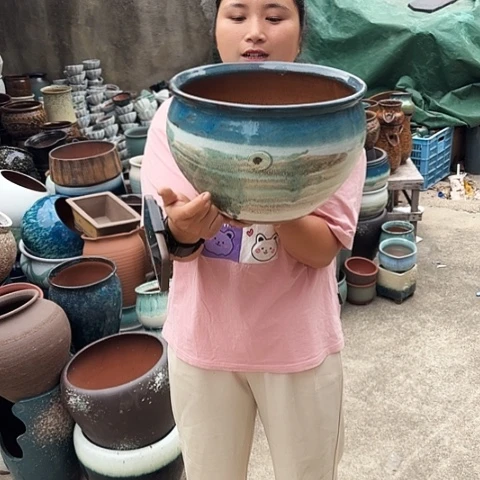 口30高21瑕疵一个盆子。