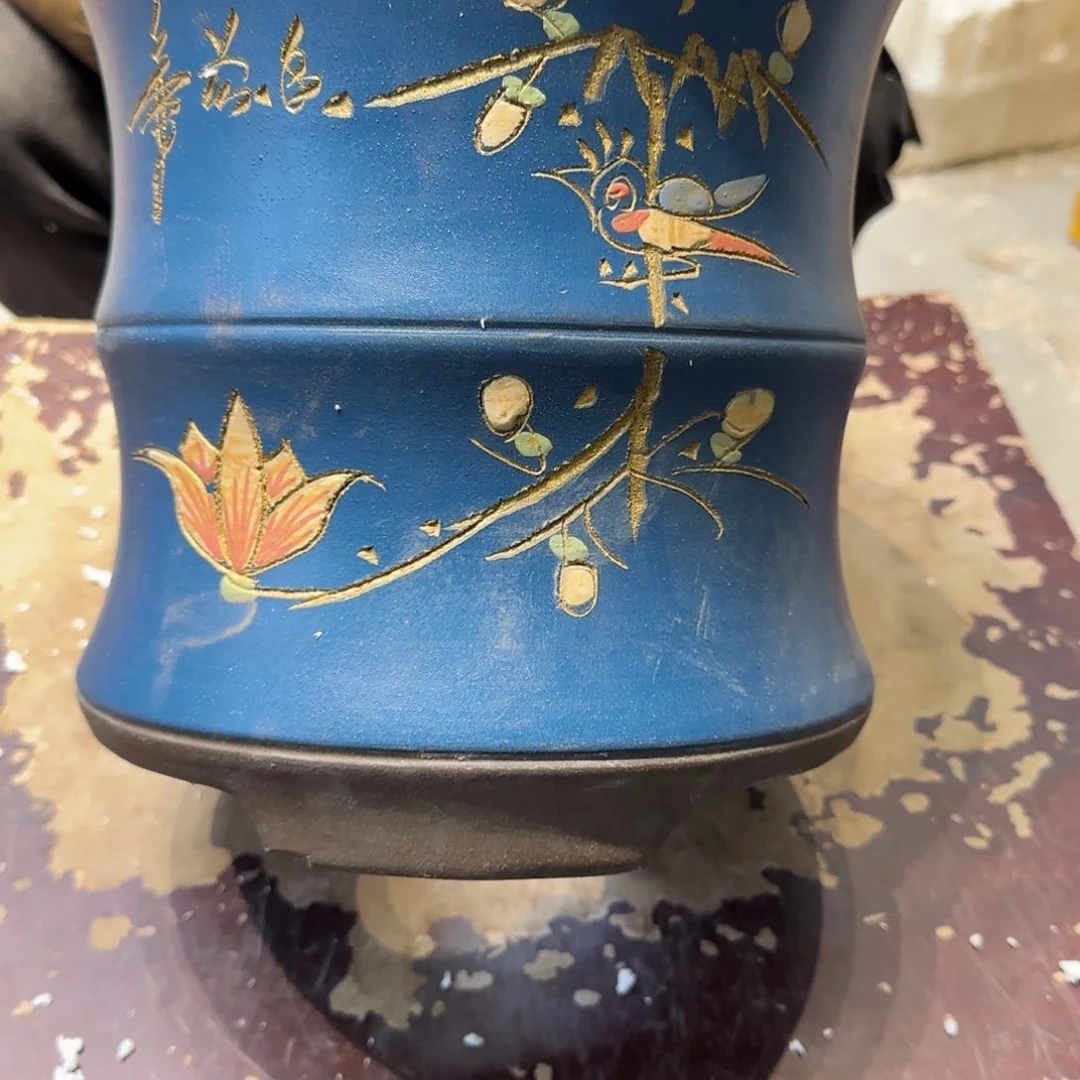 紫砂花盆口径16.18口径