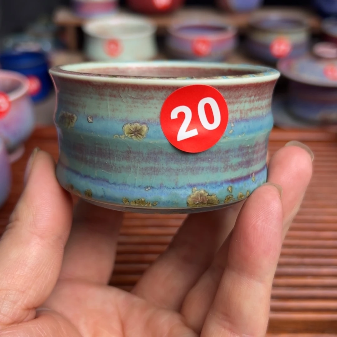 手工制作钧窑茶器