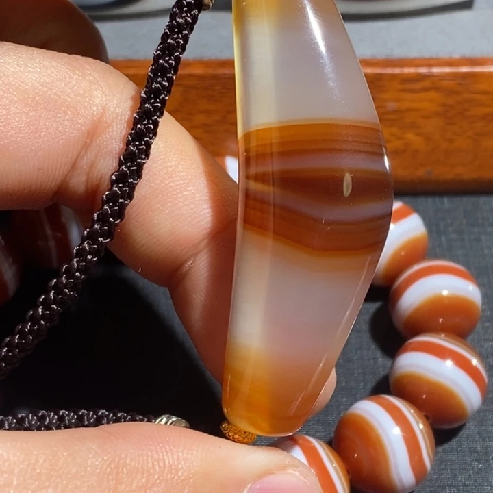 玛瑙/玉髓未镶嵌项链