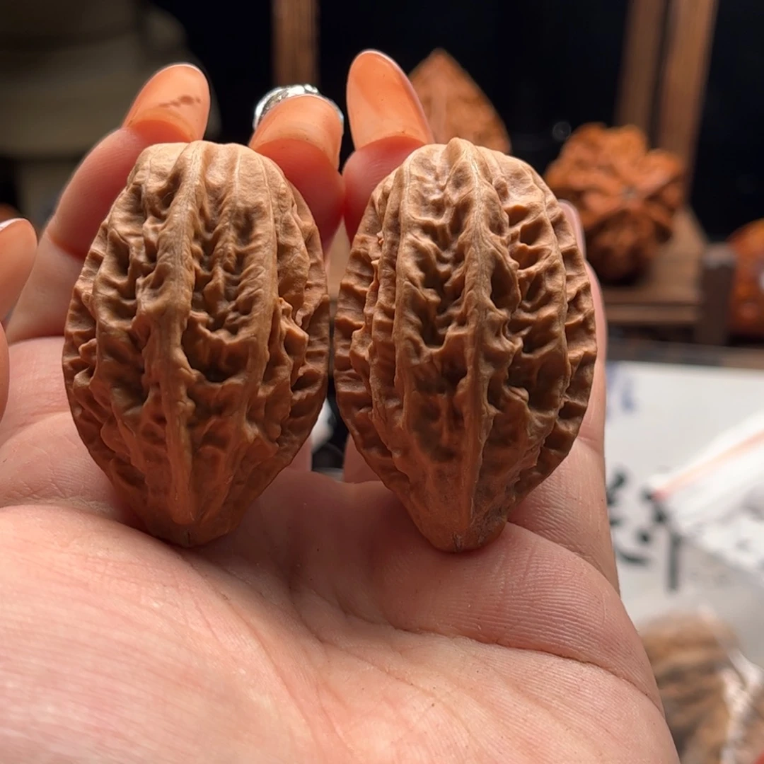 文玩核桃把件关东木子家楸大胖121