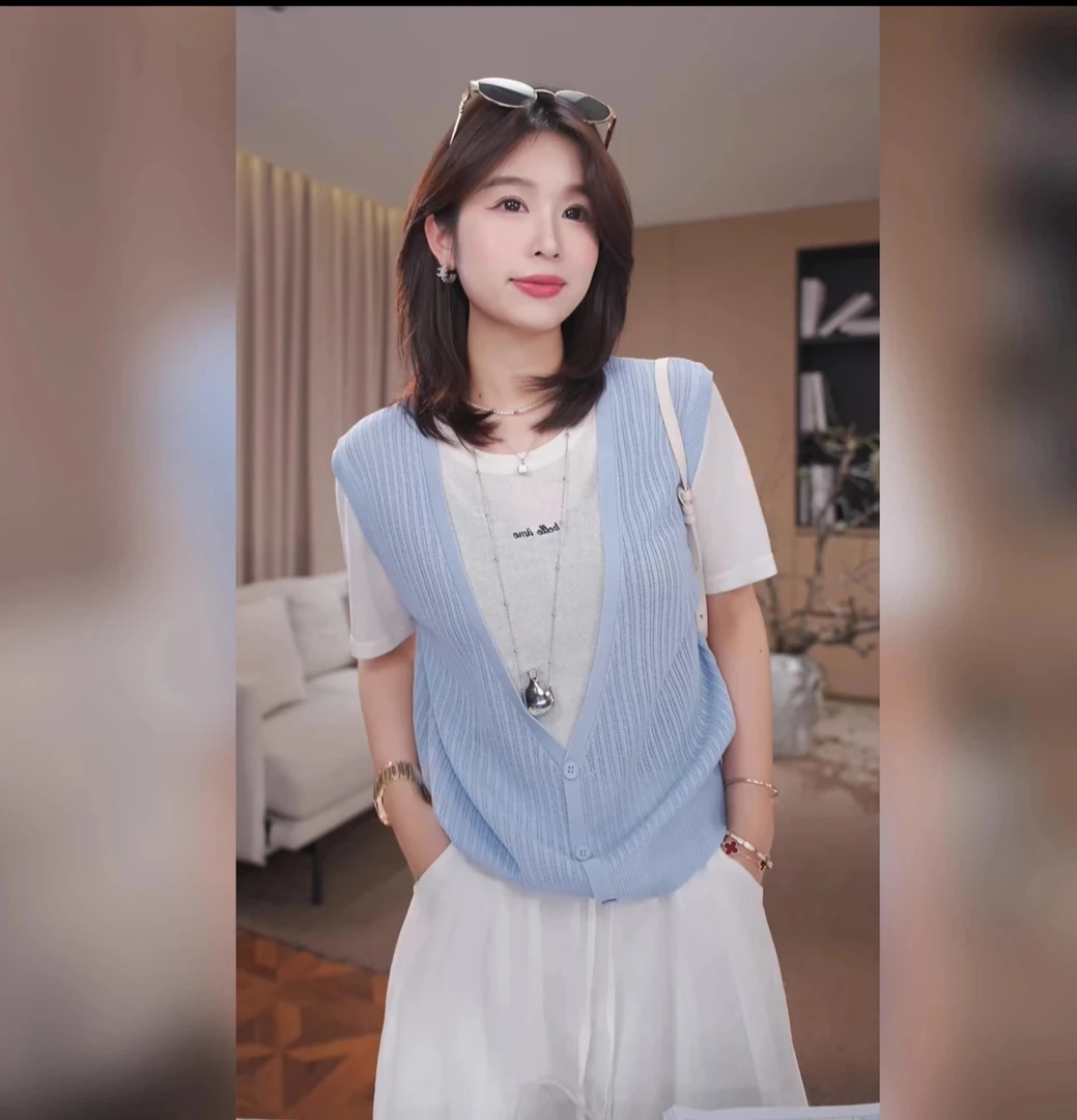 胖MM大码女装气质减龄撞色假两件圆领短袖上衣时尚遮肉显瘦2523