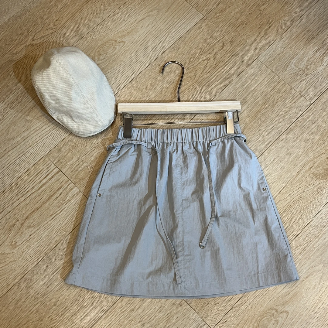 HNHL（1138）复古休闲百搭短裙 kc