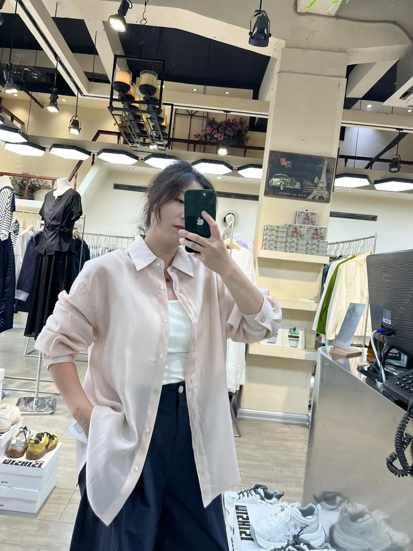 【香香】6702#夏季新款薄款长袖防晒衬衫