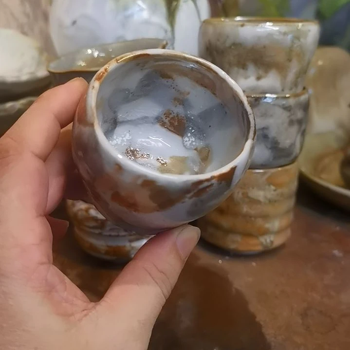 摆件手工高温原矿窑变新品特价
