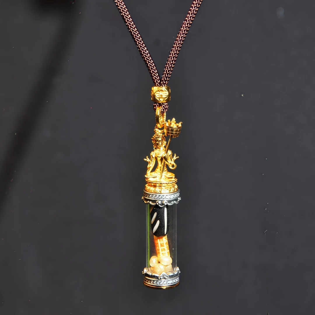 吊坠925银 【龙老板】玄枢无漏 · 大白伞盖守势福管A0700045