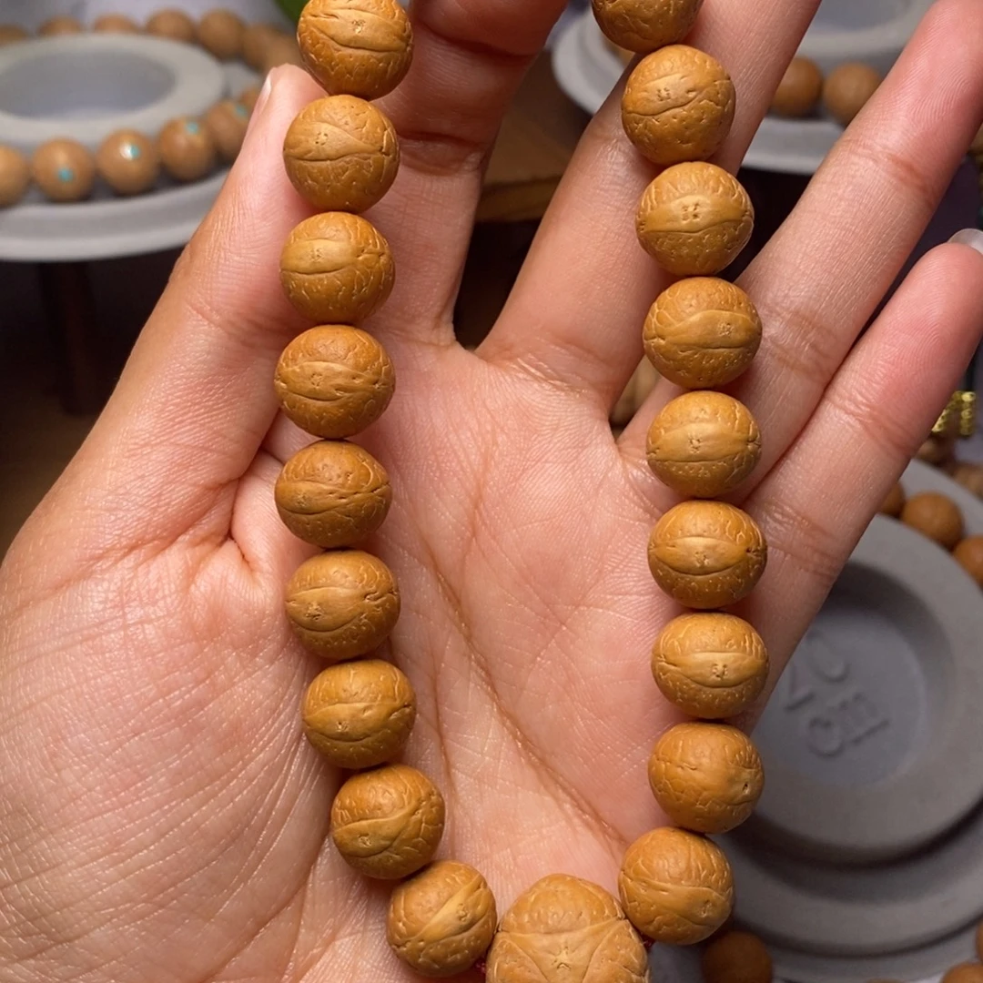 凤眼菩提吊坠手串