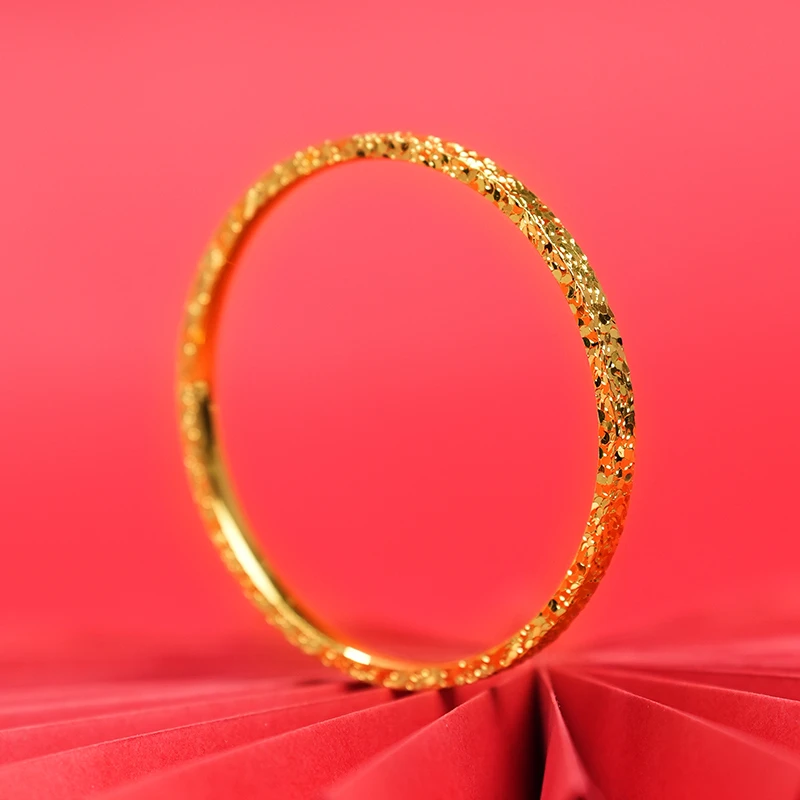 足银手镯 碎冰冰手镯简约大气时尚气质百搭精美经典