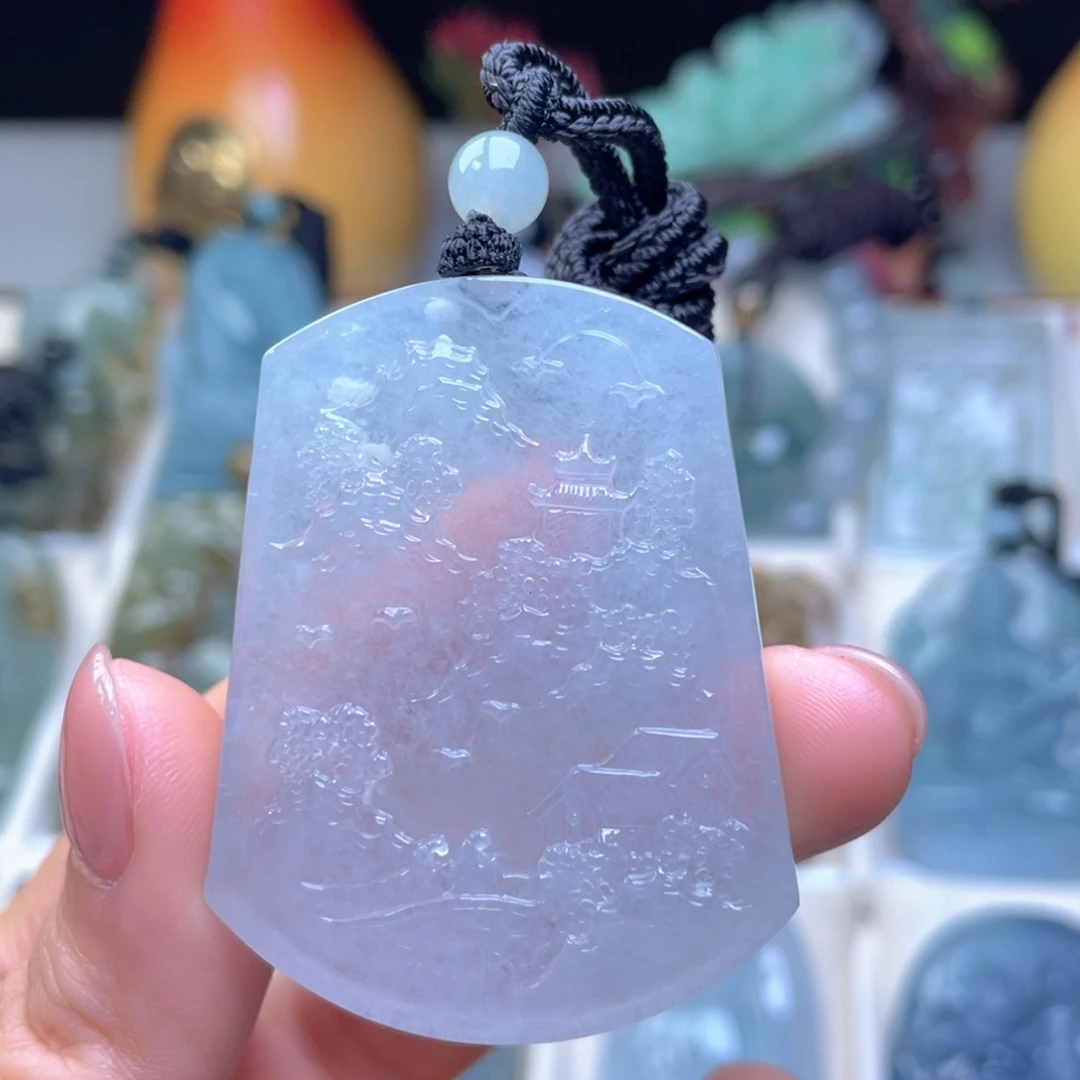 翡翠未镶嵌颈饰天然翡翠