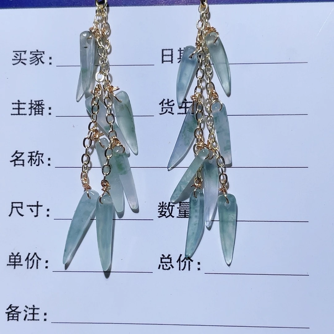 翡翠银S925镶嵌颈饰