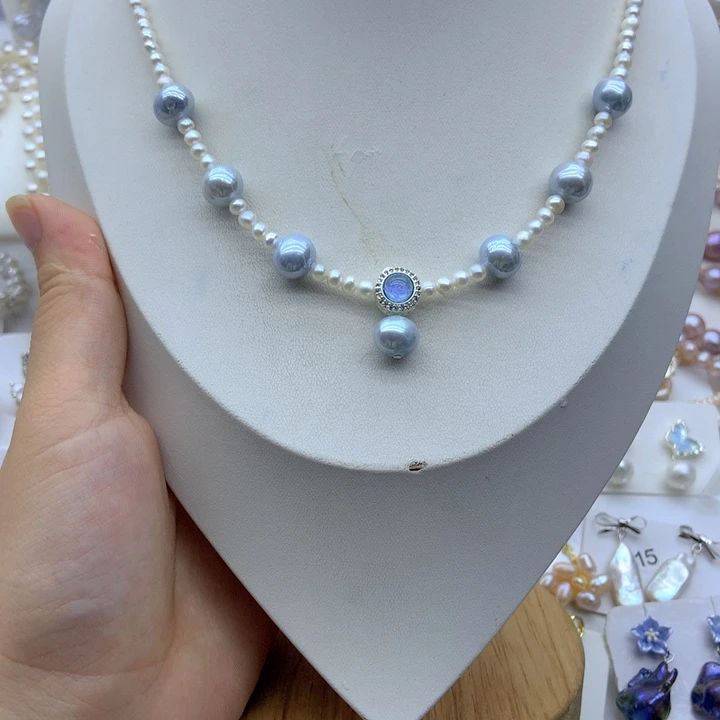 淡水珍珠未镶嵌颈饰