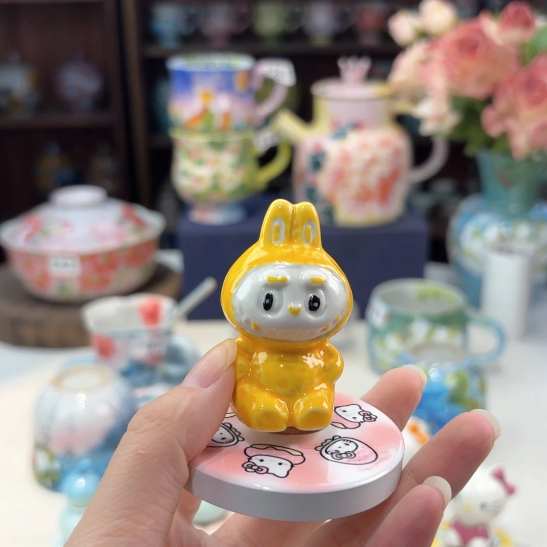 景德镇手绘高温釉下彩陶瓷茶具