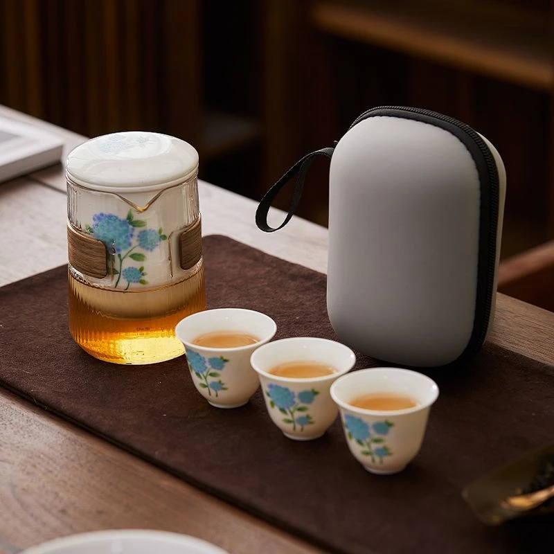 旅行茶具便携式快客杯个人专用外出携带包户外露营套装功夫一人饮