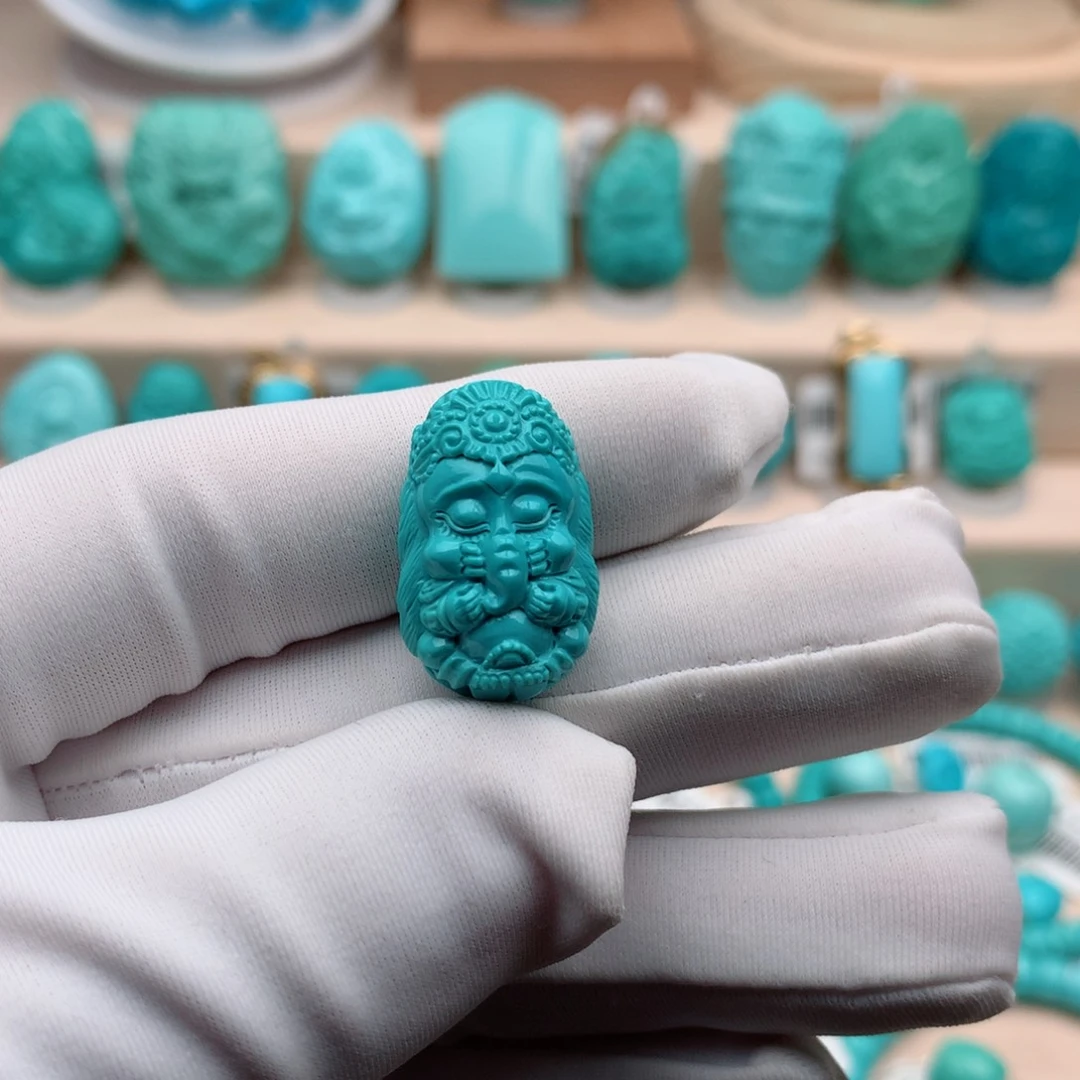 绿松石珠宝奇石未镶嵌