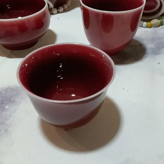 日***情景德镇纯手工郎红茶杯