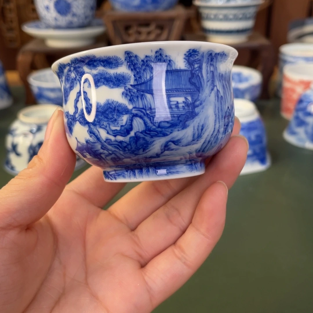 阳****杯景德镇陶瓷手工手绘
