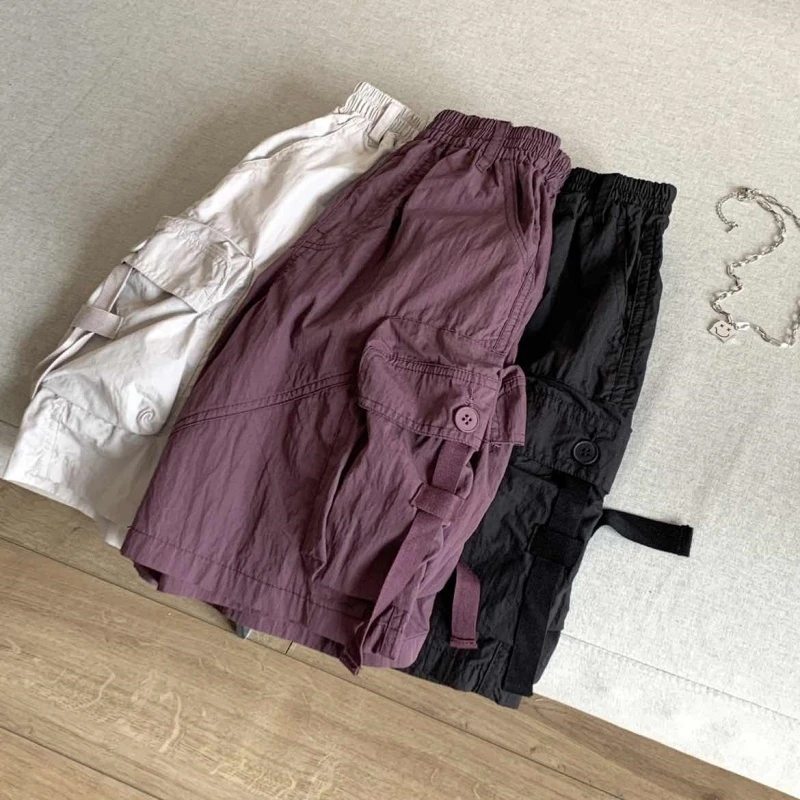 男童工装短裤轻薄夏款2025新品 43919