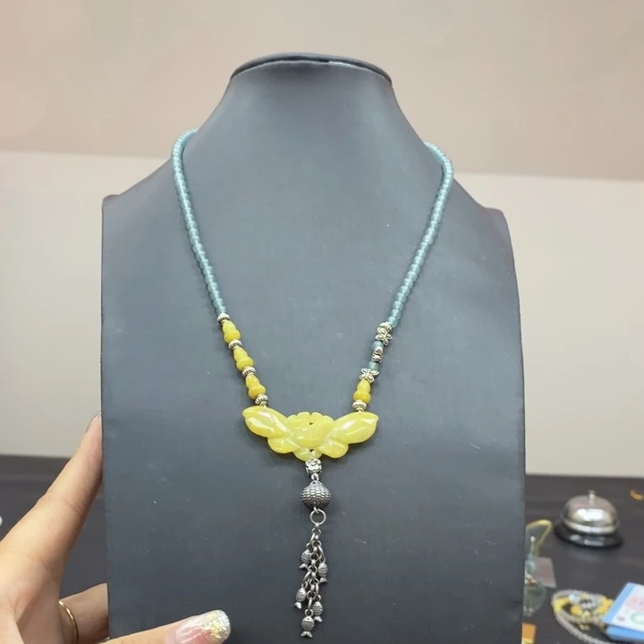 翡翠未镶嵌颈饰项链20