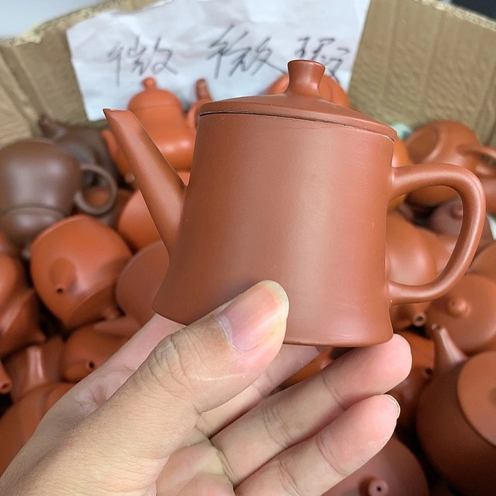 茶壶紫砂原矿朱泥茶具茶壶家用120